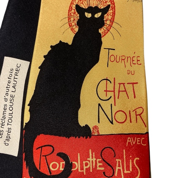 Reflets D’Art Toulouse Lautrec Silk Necktie - Picture 3 of 7